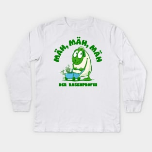 Mowing, mowing, mowing - the lawn professional Kids Long Sleeve T-Shirt